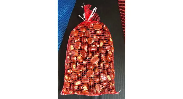 Sacchi in rete per castagne