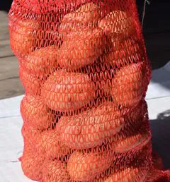 Sacco raschel rosso per patate
